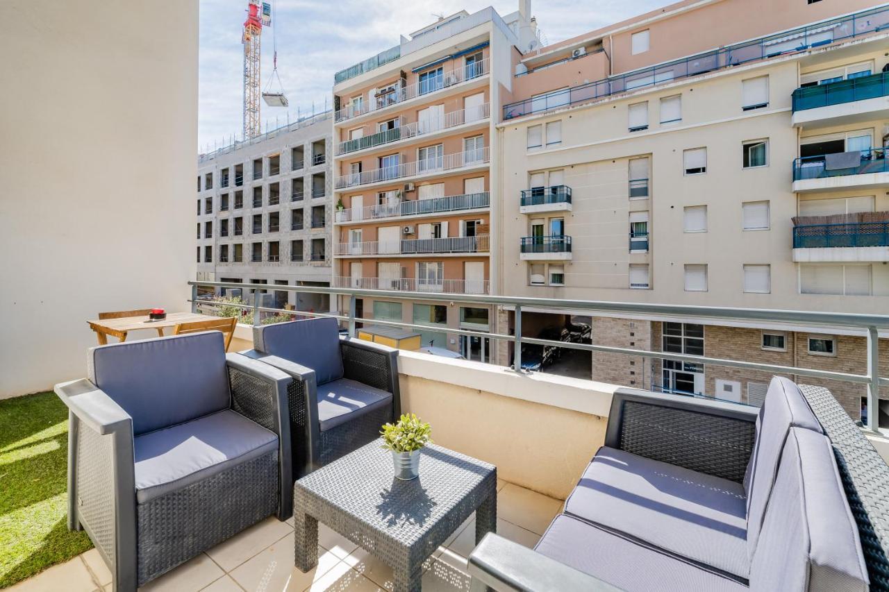 La Joliette; Duplex 2 Chambres, Parking Inclus+ Terrasse+ Ascenseur Marseilles Exterior foto